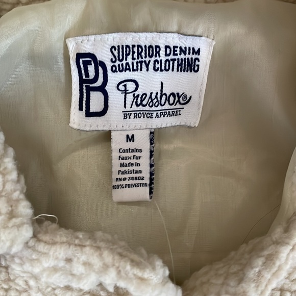 NC State NCSU Wolfpack Sherpa Jacket Pressbox - Picture 2 of 11